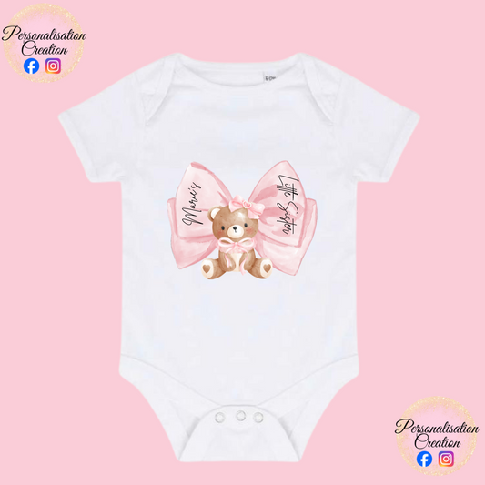 Little sister teddy bear vest