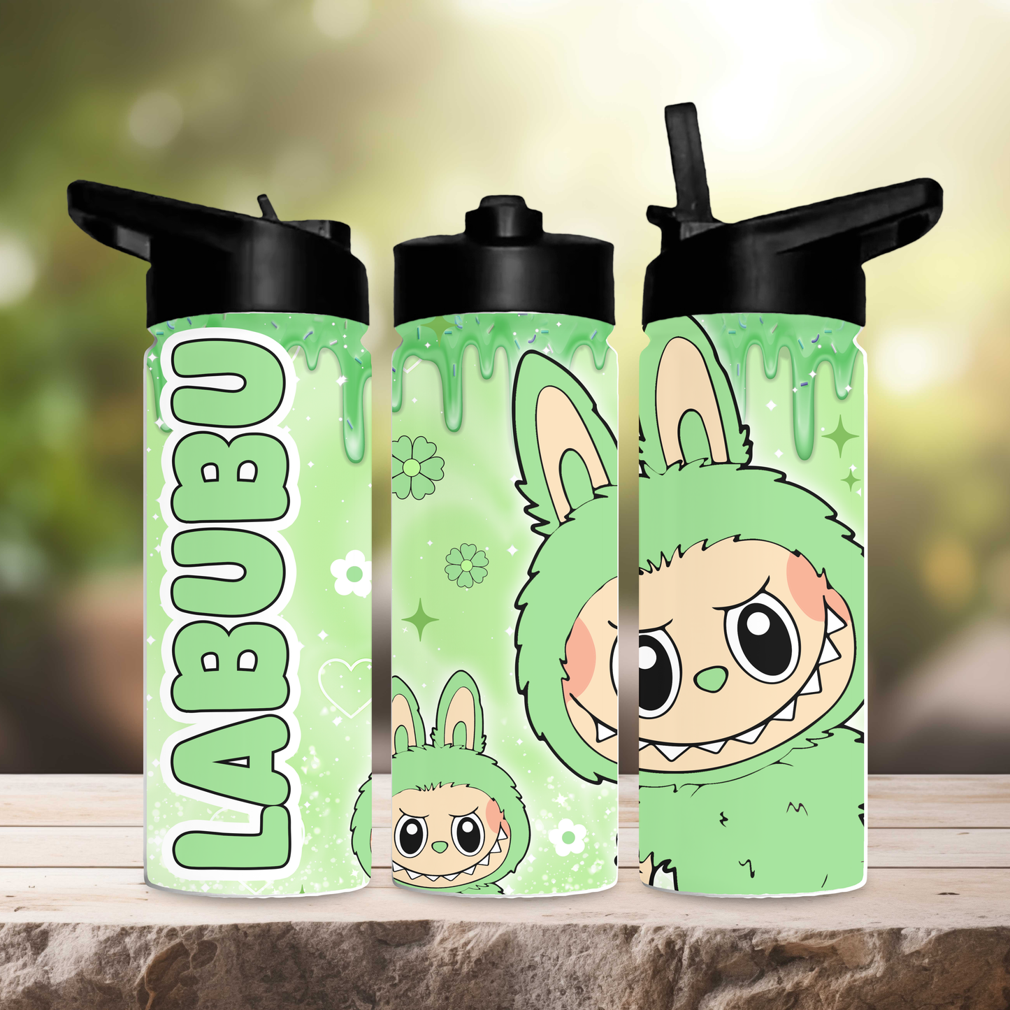 Labubu 600ml water bottle