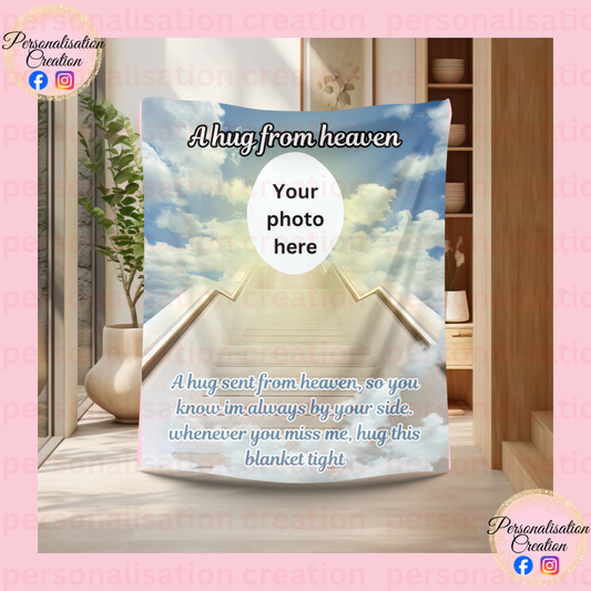 Hug from heaven blanket - large