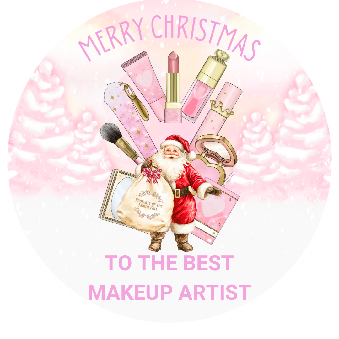 Makeup artist sweet tub label