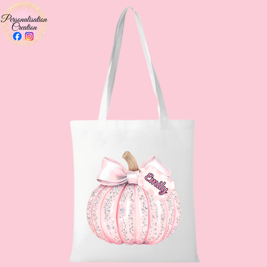 Pumpkin trick or treat bag