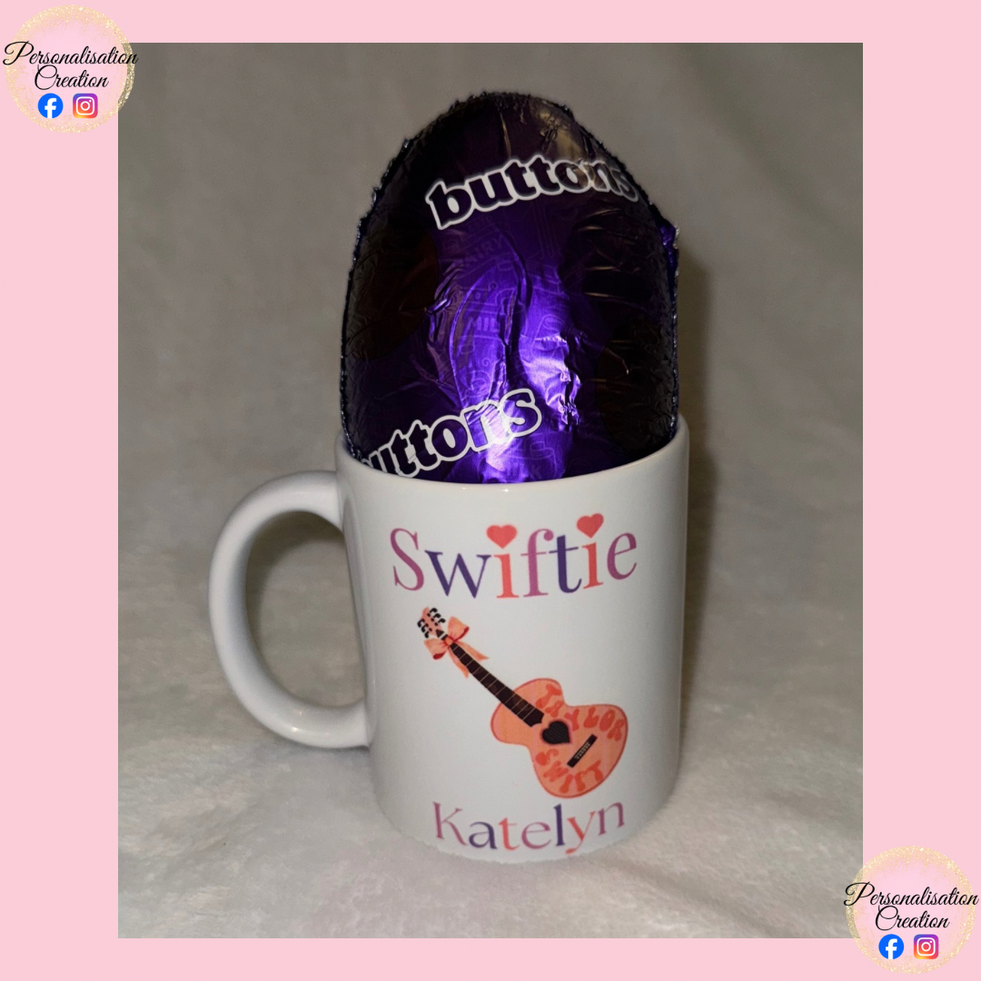 Themed easter egg in a mug