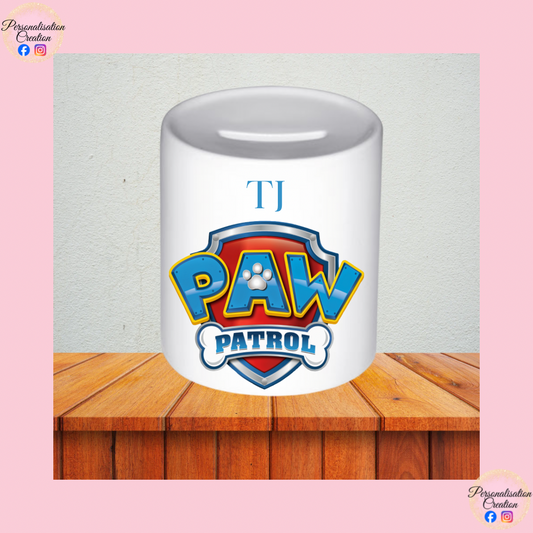 Paw patrol money box