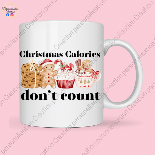 Christmas calories mug