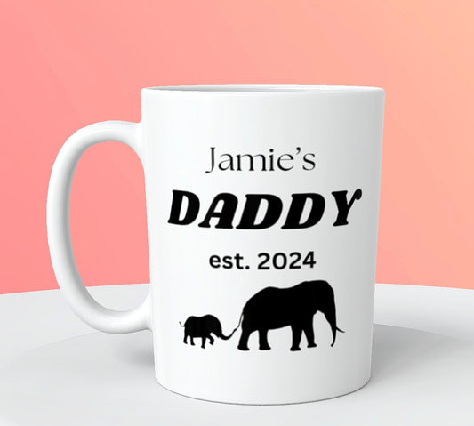 Dad elephant mug