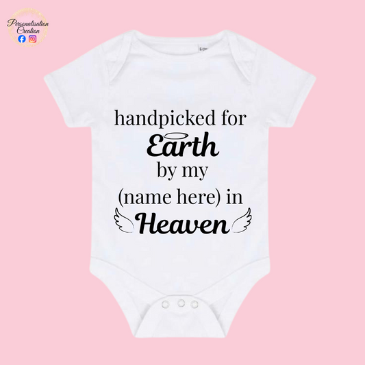 Handpicked for earth baby vest