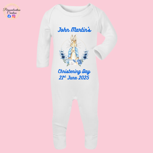 Bunny christening bundle