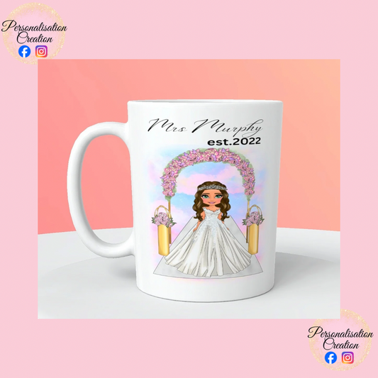 ‘Mrs’ bridal mug