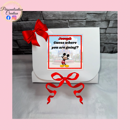 Personalised disney box (empty)