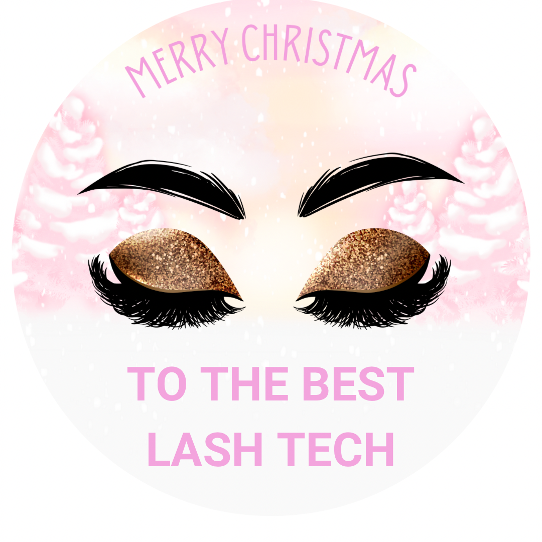 Lash tech sweet tub label