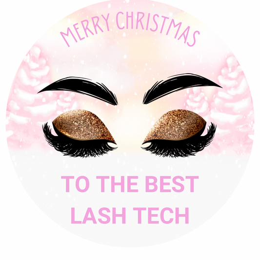 Lash tech sweet tub label