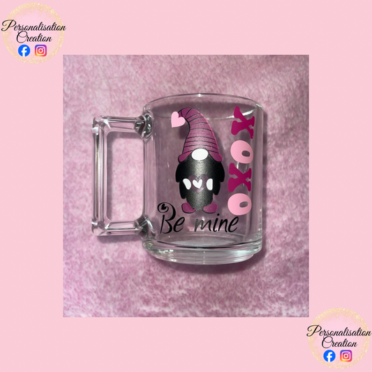 Be mine glass cup - clearance item