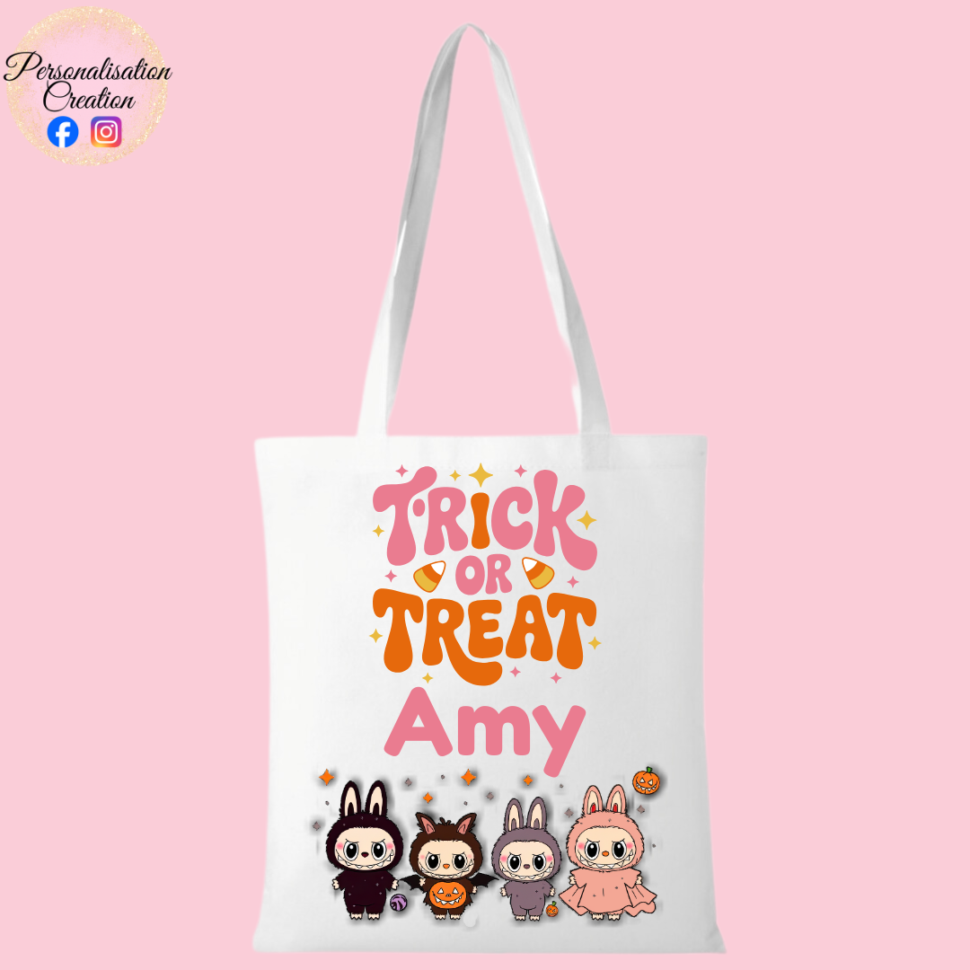 Labubu trick or treat bag