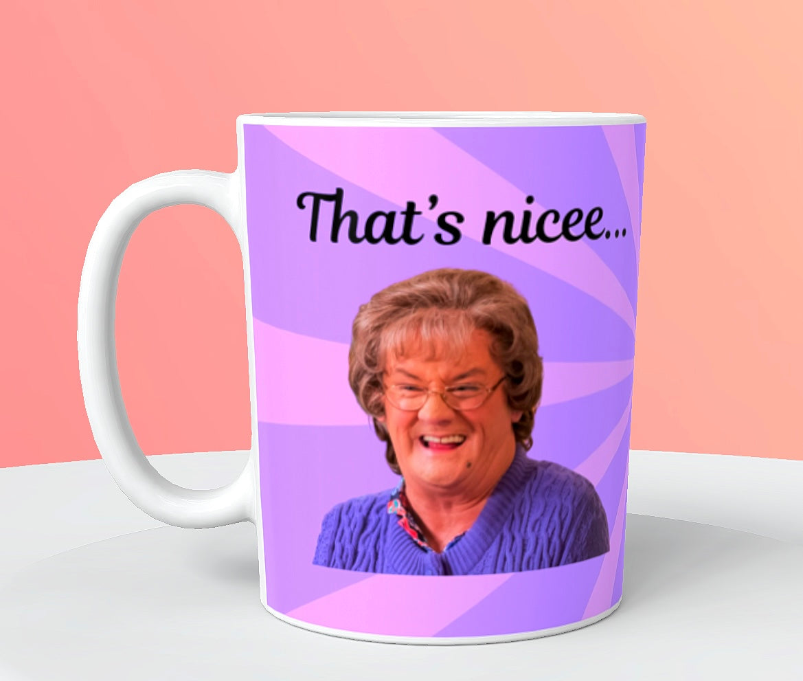 Mrs Browns Boys purple mug