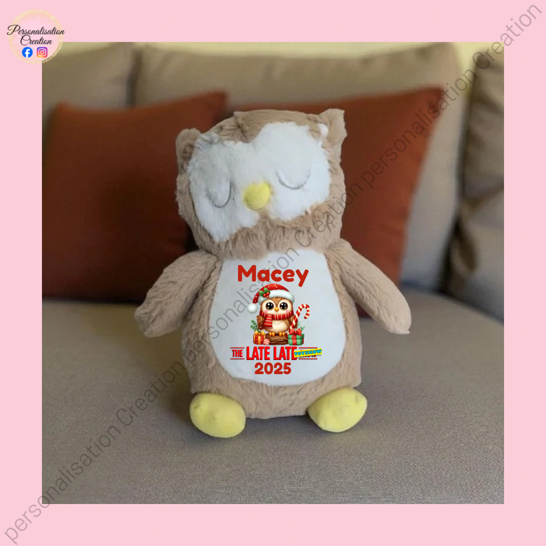 Toy show owl teddy