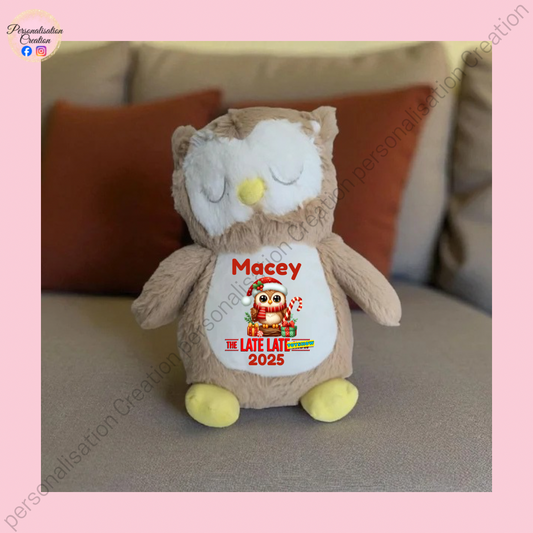 Toy show owl teddy