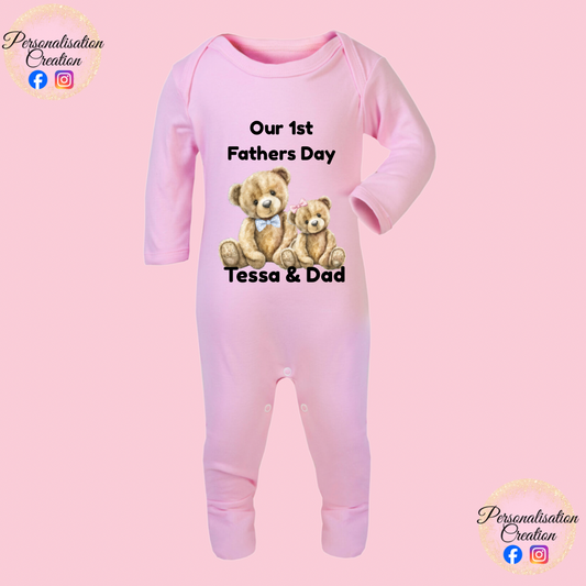 Our 1st fathers day babygrow