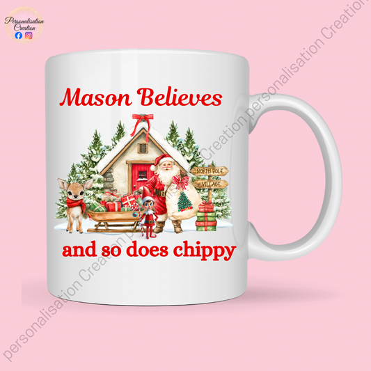 Believes elf mug