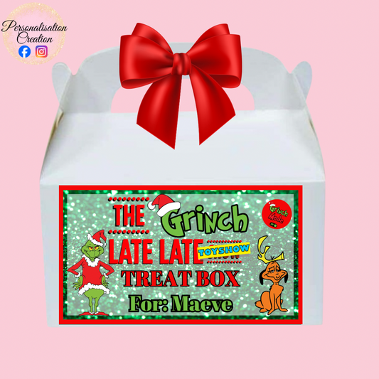 Small grinch toy show box - empty