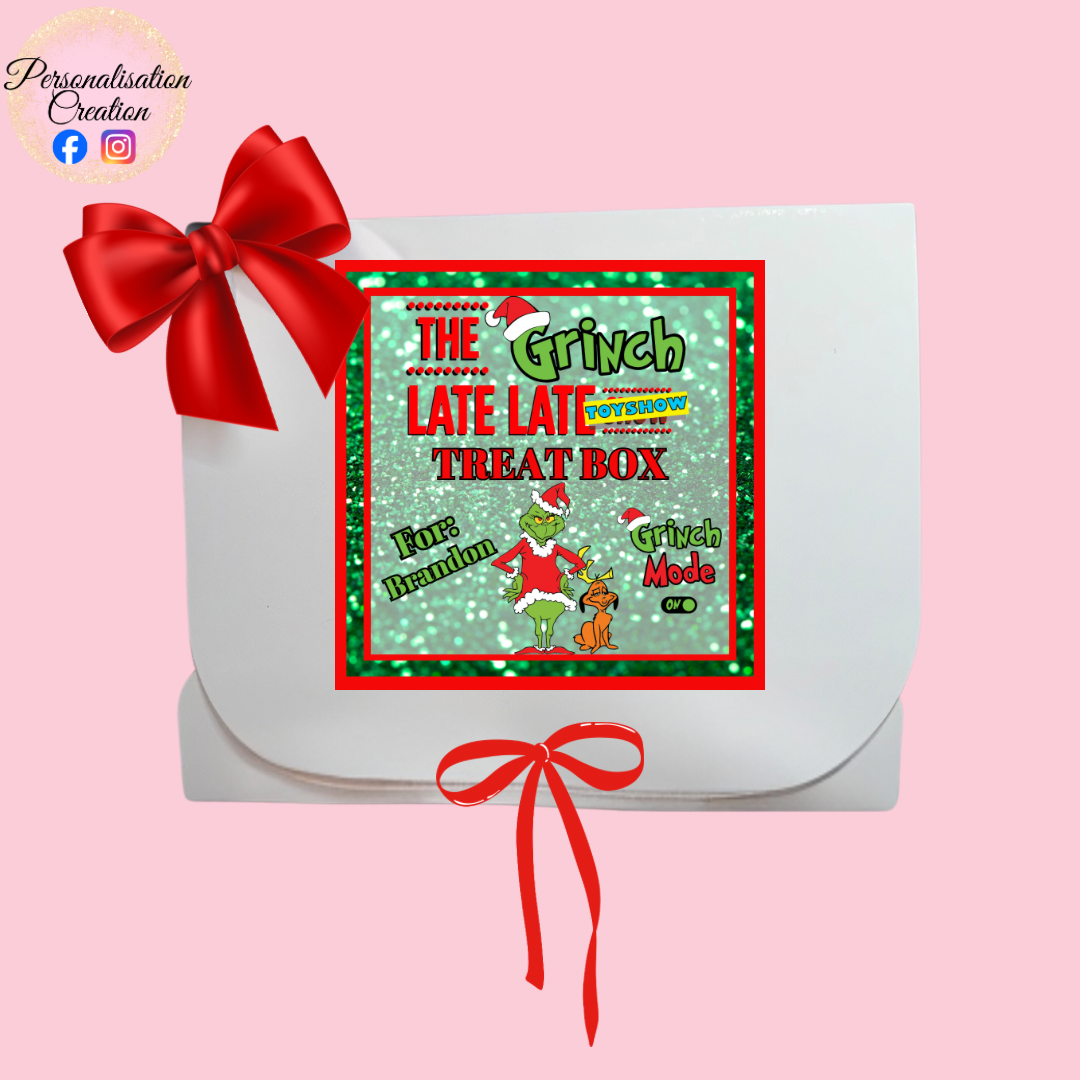 Large grinch toy show box