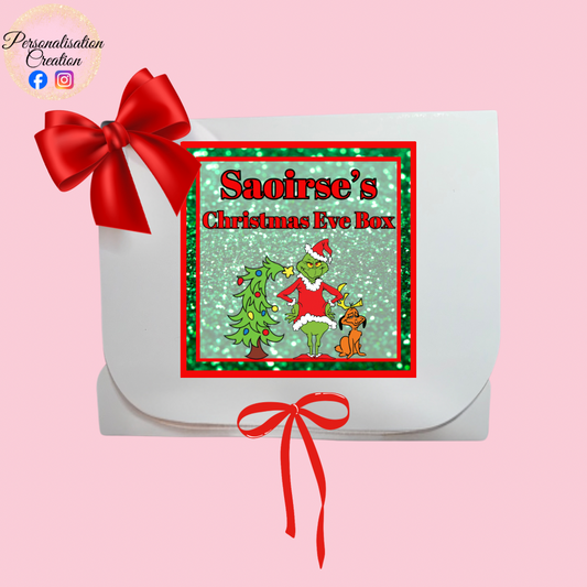 Grinch christmas eve box - empty