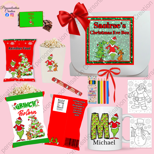 Grinch christmas eve box - filled